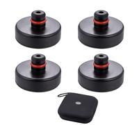 KATSU 4 Pack Lifting Jack Pad Compatible with Teslä Model 3/Y/S/X Rubber Lifting Pucks Chassis Jack Point Pad Adapter in Storage Carry Bag