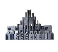 KATSU 58PCs Milling Clamping Kit M12 Metric Engineering Precision Universal T-Slot Clamp Set for CNC Lathe Mill Metal Cutting Machine Mold Tool 402216