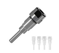 KATSU 8mm Shank Router Collect Extension Rod Holder Chuck Adapter Extender for Woodworking CNC Lathe Milling Engraving Trimming Machine, Accepts 12mm Shank Bits 133392