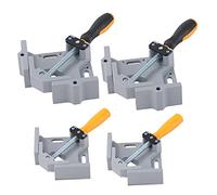 KATSU 90 Degree Right Angle Clamp, 4PCs Heavy Duty Corner Vice Aluminum Alloy Adjustable Swing Bench Tool for DIY Woodworking Welding Cabinet Drawer Carpenter, 2 Different Sizes 402316