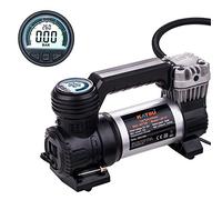 KATSU Car Tyre Inflator 12V DC Portable Digital Air Compressor Tire Pump 120PSI with LED Light for Auto Cars Trucks Bikes Motorcycles and Other Inflatables 451726