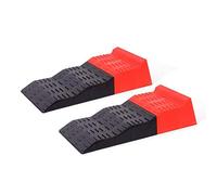 KATSU Caravan Leveling Ramps, 4 Ton Capacity 2 PCs Heavy Duty 3 Step Plastic Caravan Camping Motorhome Ramps for Vehicles Garage Workshop Car Service 161916