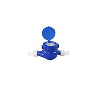 KATSU Cold Water Meter 15mm ABS Plastic Garden Home Water Flow Measuring Meter Wet Type 15180515