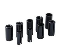 KATSU Collet Chuck Reducer 9PCs Set, Router Bit Chuck Holder Adapters Split Bushing Converters for Woodworking Milling CNC Engraving Machine SP10035117