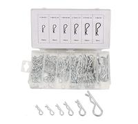 KATSU Cotter Pins Assortment Kit 150PCs, Stainless Steel R Clips Cotter Pins Spring Split Pins Kit Use on Hitch Pin Lock Systems for Automotive, Mechanics, with Storage Box 990374