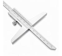 KATSU Depth Gauge Vernier Caliper 0-200mm, 0.02mm Accuracy Metric Depth Gauge Measuring Tool 401172
