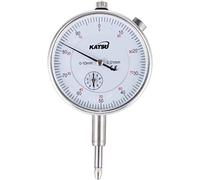 KATSU Dial Test Indicator Gauge 0-10mm, 0.01mm Accuracy Metric Travel Machinist's Dial Indicator Measuring Meter High Precision Instrument Tool 401120