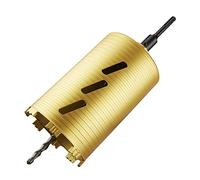 KATSU Diamond Core Drill Bit Φ 127 x 180mm with SDS Adapter and Pilot Drill for Dry Drilling, Masonry Concrete Wall Hole Saw 1417914