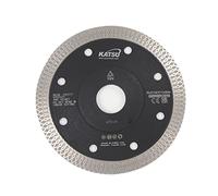 KATSU Diamond Cutting Disc 115mm Super Thin X Mesh Turbo Rim Segment Saw Blade Cutting Wheel for Porcelain, Granite, Marble, Tiles and Ceramics 141271