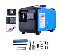 KATSU Diesel Air Heater 12V 24V 220V 5KW All-in-One Car Truck Diesel Parking Heater, Single Hole Air Outlet, with LCD Display and Remote Control, for RV, Boat, Trailer, Campervans, Caravans