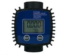KATSU Digital Diesel Fuel Oil Turbine Electronic Flow Meter Counter, 1-Inch NPT, Kerosene Gasoline Fuel Pump Transfer Flowmeter 482131
