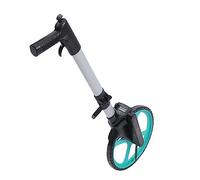 KATSU Distance Measuring Wheel 9999.9m with Wheel Brake, Aluminum Alloy Foldable Handle, 318mm Diameter Trundle Wheel and Storage Bag, for Road Land Surveyors