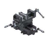 KATSU Drill Press Compound Cross Vice 75mm Industrial Strength Benchtop Pillar Bench 4 Ways Mechanic Cross Slide Vise Clamp for Workshop Milling Machine Maintenance