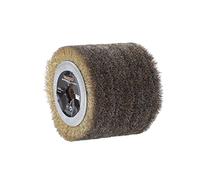 KATSU Drum Sander Wire Brush Brass Coated Steel 120mm 0.5mm Wire Diameter Angle Grinder Burnisher Polisher Replacement SP10009344