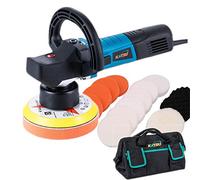 KATSU Dual Action Car Polisher, 850W 150mm Random Orbital Polisher, Electric Buffer Polishing Waxing Machine, 6 Variable Speeds, Car Detailing Kit with Polishing Sponge Set and Tool Bag 100371S