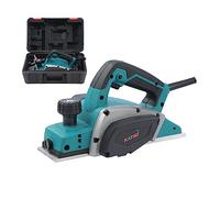 KATSU Electric Planer 600W Handheld Corded Wood Planer with 82mm Planing Width and 1mm Chip Depth, for Woodworking Home Door Furniture