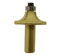KATSU Electroplated Diamond Stone Marble Grinding Edge Router Bit 1/2" Shank Woodworking Trimming Carving Milling Cutter Tool for Marble/Granite/Quartz, 15 Models (104)