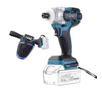KATSU FIT-BAT 21V 18V Cordless Brushless Impact Screwdriver, 1/2 Inch 400Nm Cordless Impact Power Drill Driver with Brushless Motor, Without Battery or Charger 102477