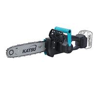 KATSU FIT-BAT 21V Brushless Cordless Electric Chainsaw 12-Inch Guide Bar and Blade Chain for Garden Trees Wood Cutting, Batteries and Charger Not Included 102736