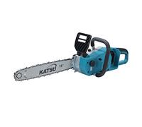KATSU FIT-BAT 21V Twin Battery Brushless Cordless Electric Chainsaw 16-Inch Guide Bar and Blade Chain for Garden Trees Wood Cutting, Batteries and Charger Not Included 102735