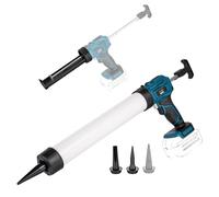 KATSU FIT-BAT Cordless Caulking Gun 18V/21V, Non Drip, 4 Adjustable Speeds, Adhesive Sealant Gun for Automatic Smooth Application, Battery Not Included