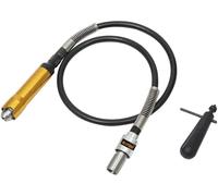 KATSU Flexible Angle Grinder Extension Shaft with 6mm Key Chuck 40 Inch, Multi-Purpose Polisher Accessory Adapter Attachment Tool 105047