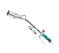 KATSU Gas Torch Weed Burner Electronic Igniter Flame Thrower Blowtorch Roofer Sealing Melting Heating Welding Soldering Torch Multi Purpose 570mm Long 324160