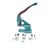 KATSU Hand Press Grommet Machine Heavy Duty Grommet Eyelet Table Mount Hole Punch Tool with 3 Dies 6mm/10mm/12mm and 1500PCs Silver Grommets for Fabric Tarps Bags Making Curtains Kit 953104