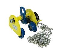 KATSU Heavy Duty 2 T Overhead Geared Beam Trolley Hoist Lifing Tackle With Chain 181972