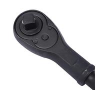 KATSU Heavy Duty 3/4 Inch Drive 24-Teeth Reversible Ratchet Socket Wrench Handle, Chrome Vanadium Steel with Black Oxide, Mechanical Tool for Auto Repairing Garage, 500mm 425926