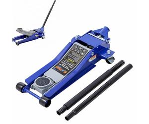 KATSU Hydraulic Low Profile Floor Jack 3 Ton 6000lbs Max Lift Height 505mm Twin Piston Pump Trolley Jack Garage Lifting Tool for Car Van Truck Trailer Auto Repairing 161222