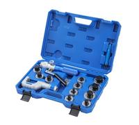KATSU Hydraulic Pipe Expander Tool Set + 11 Different Expander Heads + Tube Cutter + Deburring Tool