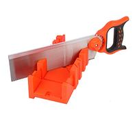 KATSU Mitre Box with 300mm (12") Hand Saw Set Fine Tenon, Mitre Saw with Guide, Angle Corner Frames Cutting Woodworking DIY, Home Decoration, Craftsmanship 313571