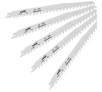 KATSU Reciprocating Saw Blade 9.5" 240mm 3TPI, Pack of 5 Wood Pruning Sabre Saw Blade Set for Cutting Wood PVC 138983