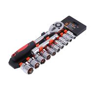 KATSU Socket Set 1/2" 12PC On Plastic Holder