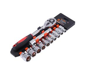 KATSU Socket Set 1/2" 12PC On Plastic Holder