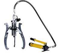 KATSU Split-Unit Hydraulic Gear Puller 5 Ton with Manual Pump, 3 Jaws Manual Hydraulic Press Pulley Gear Wheel Bearing Motor Hub Splitter Seperator Remover 450580