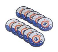 KATSU Steel Cutting Disc 76mm 3 Inch, 10-Piece 1.0mm Metal Cut Off Wheels for Mini Angle Grinders 144102
