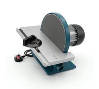 KATSU Tools 12" 305mm Disc Sander Linisher 750W, 0-45 Deg Aluminum Tilting Table, 435 x 156 mm Large Work Area, Heavy Duty Cast Iron Base, for Wood Metal Plastic, Model 100189