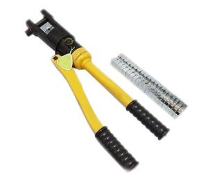 KATSU Tools 12 Ton Hydraulic Crimping Tool 10-120mm² with 8 Steel Dies | Manual Cable Lug Crimper, Hydraulic Electric Cable Tool Kit, for Copper and Aluminum Terminal Lugs Crimping, Model 416372
