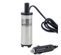 KATSU Tools 12V 38mm Stainless Steel Submersible Water Pump Diesel Fuel Transfer Pump with Cigarette Plug for Car Truck Speed Boat Caravan Oil Fluid Refuel 482102