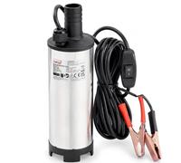KATSU Tools 12V Oil Fuel Diesel Transfer Pump, Stainless Steel, 51mm, 60W