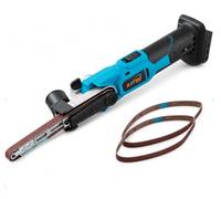 KATSU Tools 18V Cordless File Belt Sander, 3X 457×13mm Belt, Variable Speed | Adjustable Sanding Arm ± 45°, Multipurpose Filing for Wood, Metal and More, No Battery, Model 102715