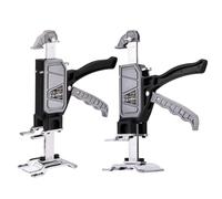 KATSU Tools 2 Pack Labor Saving Arm Jack, Heavy Duty 10 Inch 255mm Multi-function Hand Lifting Jack Tool, 150kg Load, Wall Tile Locator Door Panel Cabinet Furniture Lifter Carpenter Clamp