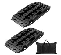 KATSU Tools 2 PCs Recovery Traction Boards, 10T Recovery Track Pads for Sand/Mud/Snow Off-road, Heavy Duty Tire Traction Mats for Car SUV Trucks Emergency, 583x300x68mm