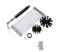 KATSU Tools 24-Piece Chimney Cleaning Brush Kit, Duct Vent Cleaning Tools