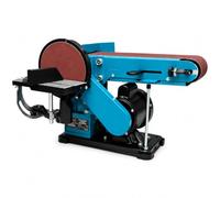 KATSU Tools 350W Bench Belt and Disc Sander - 150mm Disc, 100 x 914mm Sanding Belt, Adjustable Table & Dust Extraction - Ideal for Wood Metal Plastic, Model 100199
