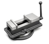 KATSU Tools 4 Inch 100mm Machine Milling Bench Vice Swivel Base Angle Lock Precision Clamp Heavy Duty Cast Iron for Drill Press Workshop 4021534