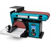 KATSU Tools 400W Bench Belt and Disc Sander - 150mm Disc, 100 x 914mm Sanding Belt, Adjustable Table & Dust Extraction - Ideal for Wood Metal Plastic, Model 100200