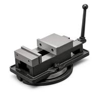 KATSU Tools 6 Inch 160mm Machine Milling Bench Vice Swivel Base Angle Lock Precision Clamp Heavy Duty Cast Iron for Drill Press Workshop 4021536